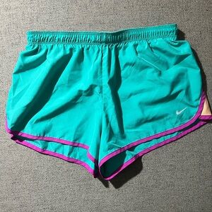 Nike Women's Turquoise Running Shorts